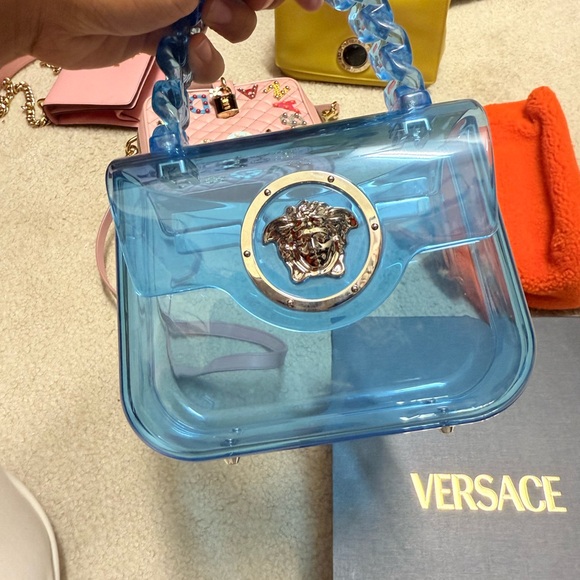 Versace Transparent Blue Mini Bag - Picture 3 of 7